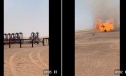 الاصلاح يحرق  آبار النفط والغاز ... في محاولة لعرقلة المفاوضات بين صنعاء والرياض